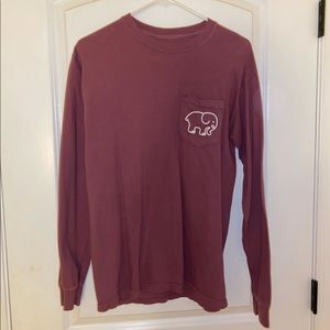 Long sleeve purple Ivory Ella t-shirt